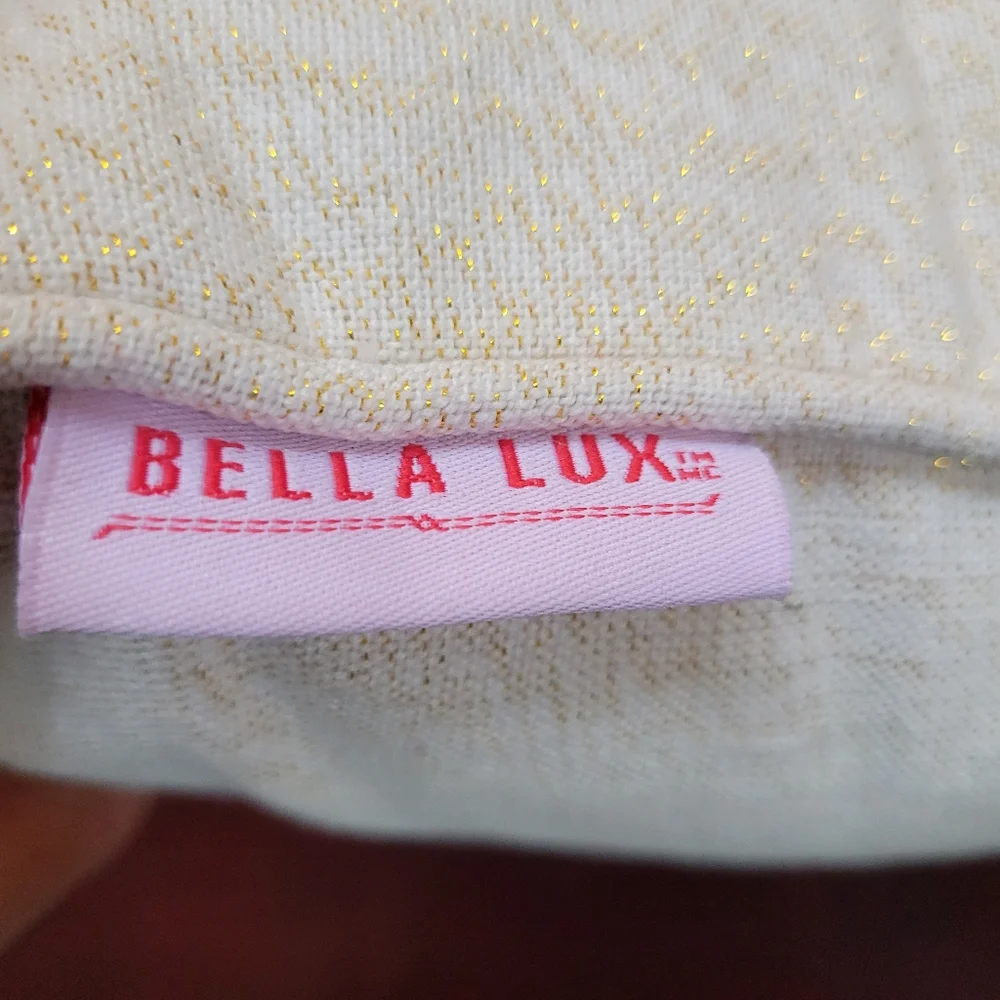 NWT Bella Lux Pillow ~ Embellished Beaded Heart ~ Valentine's Day ~ Ring Bearer
